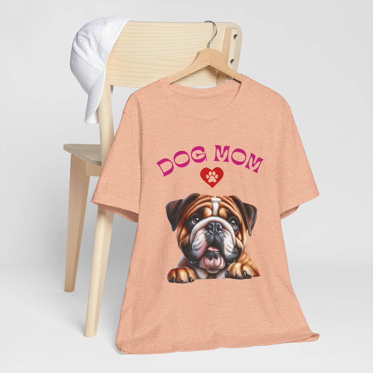 Bulldog Mom Tee — Cute Bulldog Graphic T-Shirt for Pet Lovers