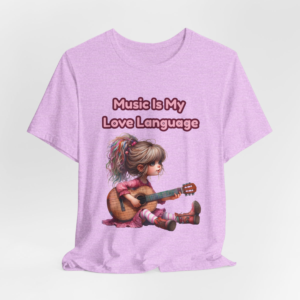 Music Is My Love Language Guitar Tee