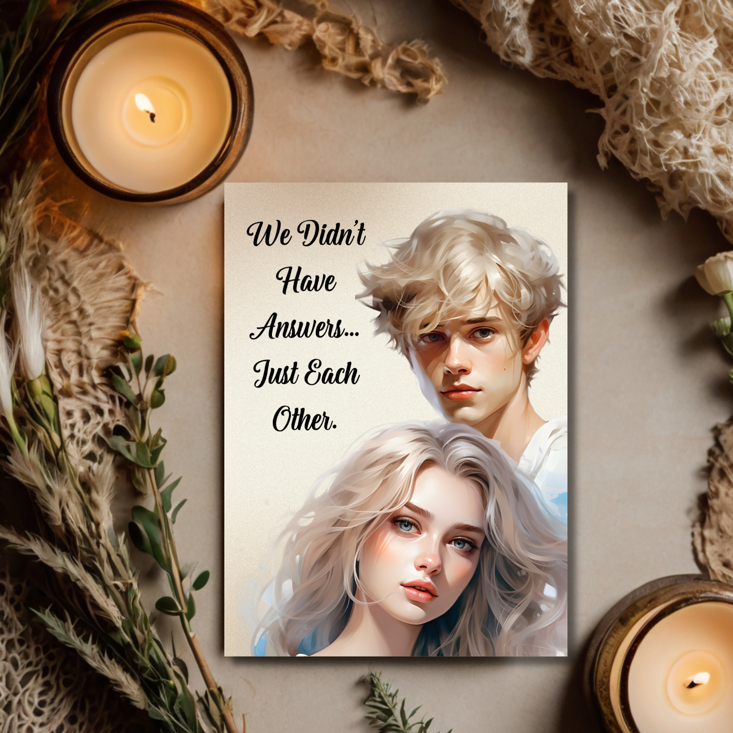 The Know It All Years Collection Greeting Card: Teen nostalgia We Didn't Have Answers, Just Each Other