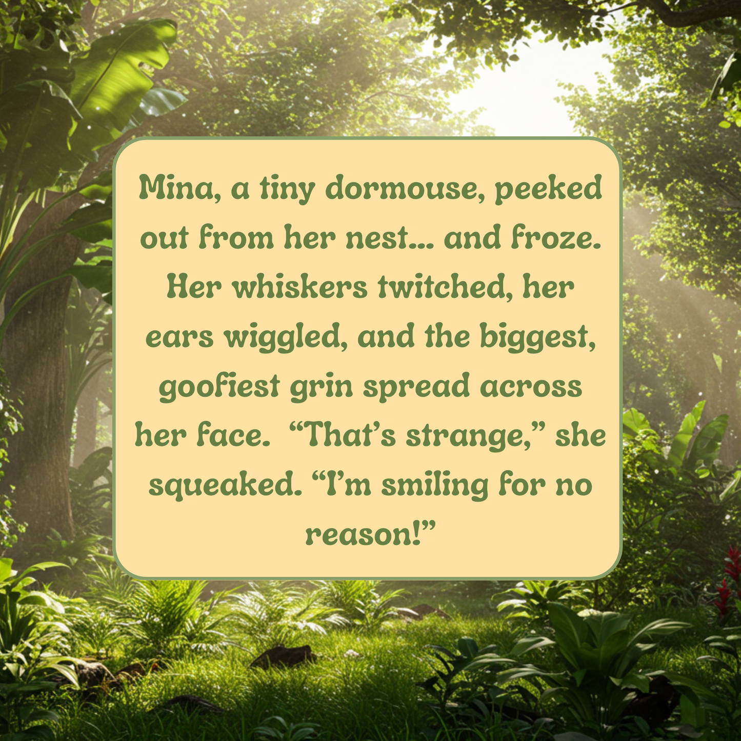 The Day the Forest Smiled: Adorable Happy Forest Tale